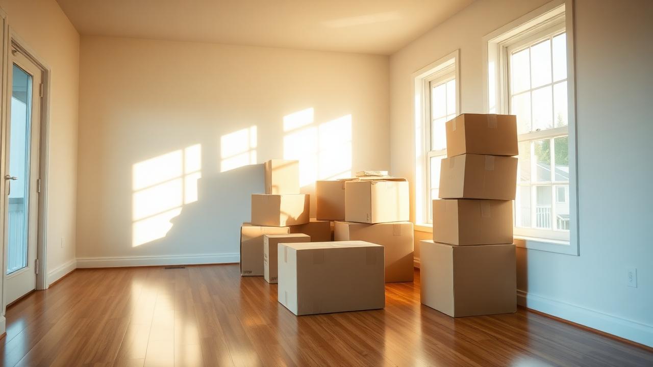 Appartement propre et prêt pour un déménagement